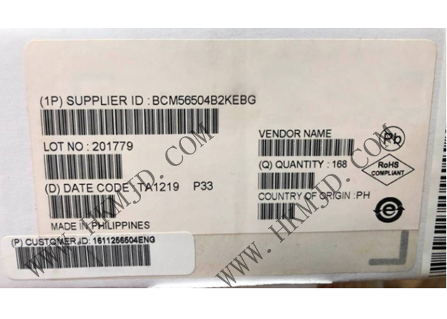以太網(wǎng) IC BCM56504B2KEBG 24端口GbE多層交換機(jī)，帶4個(gè)10GbE/HiGig+?端口