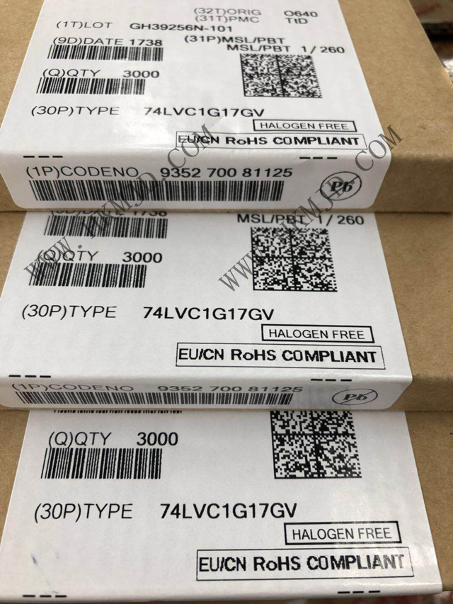 NXP 74LVC1G17GV 邏輯緩沖器，驅(qū)動器，接收器，收發(fā)器