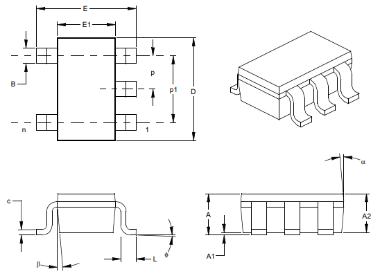 （Microchip）溫度傳感器TC77-5.0MCTTR-VAO 數(shù)字，本地 -40°C ~ 125°C 12 b SOT-23-5