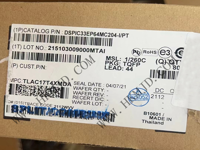 用于電機控制、數(shù)字電源和檢測的 DSPIC33EP64MC204-I/PT 16位 DSC