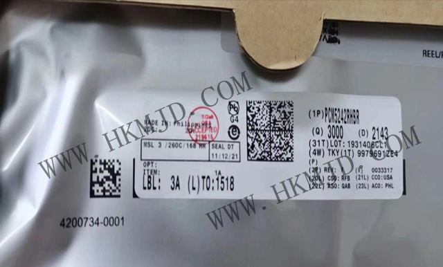 PCM5242RHBR (TI) 4.2VRMS DirectPath?、32 位、384kHz、114dB 音頻立體聲 DAC